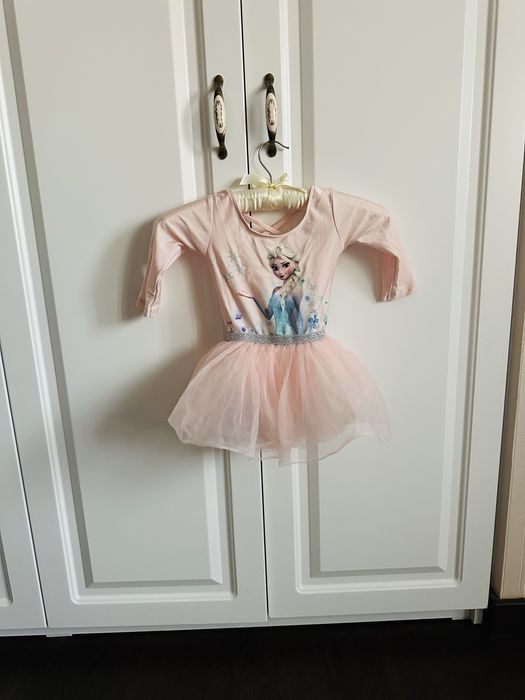 Rochie balerina printesa Elsa ,cu tiul , masura 98- 104, H&M , 3/4 ani