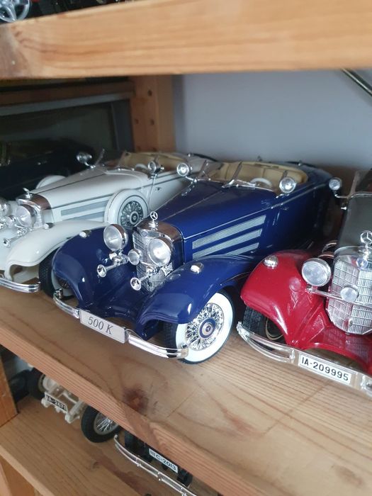Machete 1:18,1:20 Mercedes 500k,SSKL ,Maisto,Burago