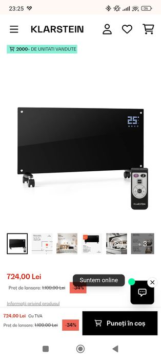 Radiator electric modern și elegant