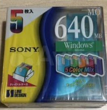 SONY 3.25MO GIGAMO магнитооптический диск