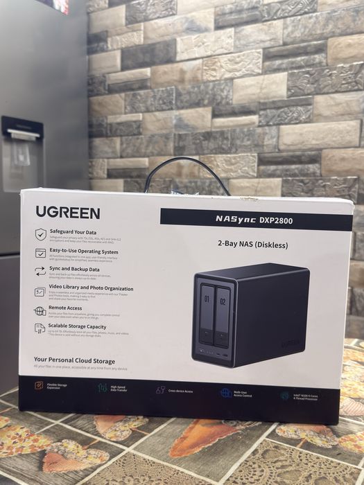 ASUSTOR NASTEC DXP2800 – 2-bay NAS, чисто нов, запечатан