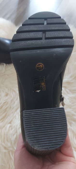 Ghete din piele epica otter marime 39