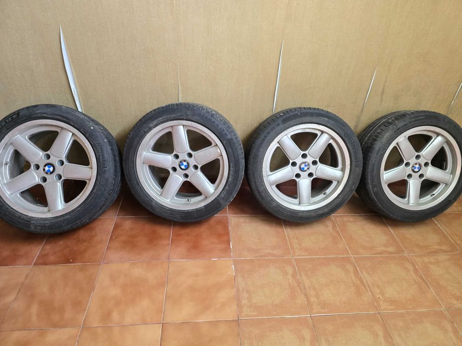 Vand Jante Bmw 5x120 pe 17 cu anvelope de vara