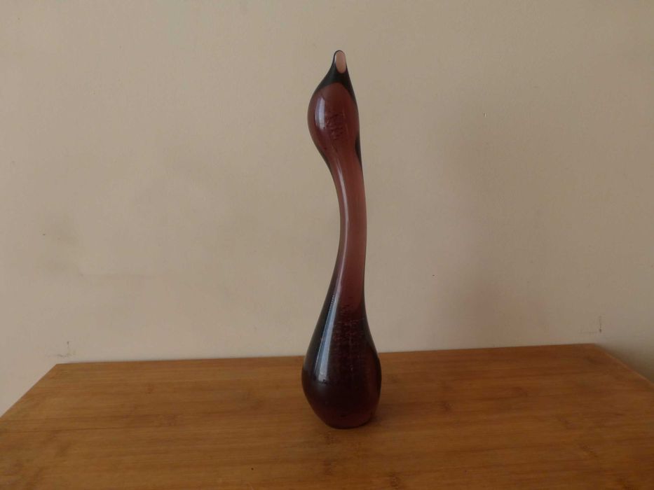 Стилизирана стъклена фигура Пингвин Мурано 1975 г