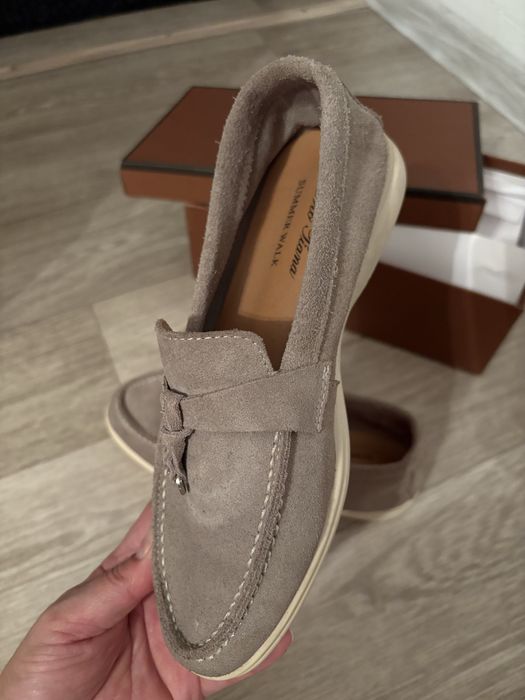 Лофферы натуральная замша