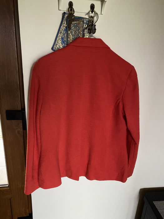 Sacou modern de culoare portocalie