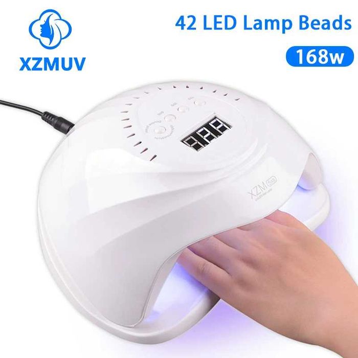 168W, 42 диода UV/LED Лампа, печка за нокти,маникюр,педикюр
