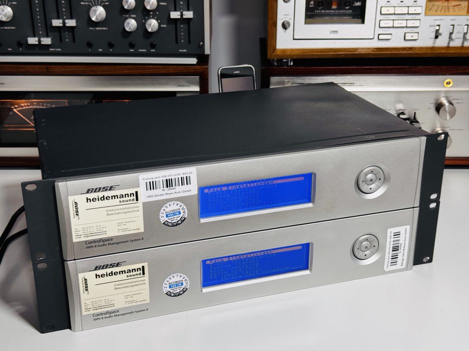 Bose ControlSpace AMS-8 II – Sistem Audio Management Profesional DSP 24-bit/96kHz, 8 Zone, 8 Intrari + 8 Iesiri, 2 Unitati Rack