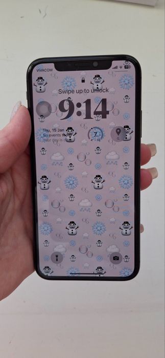 iPhone X, черен корпус, 64GB