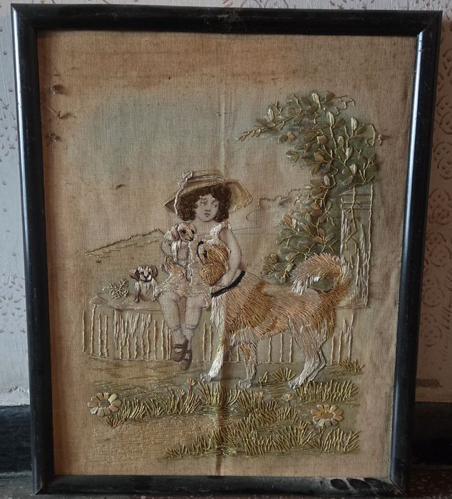 Tablou țesut manual