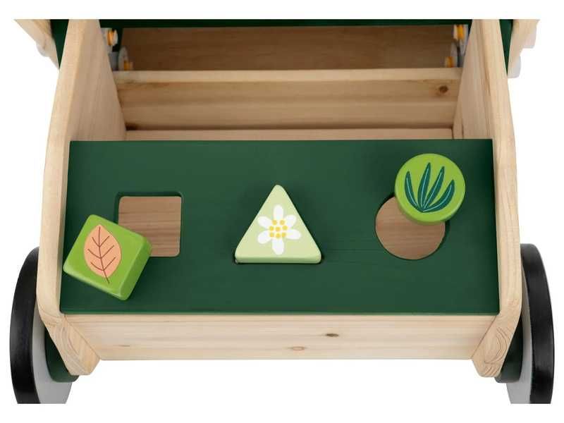 НОВИ! Дървена проходилка Уокър с активности