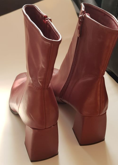 Cizme roșu burgundy Sinsay