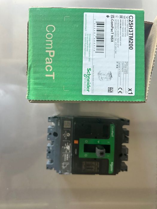 Schneider Electric ComPacT NSX250H TM200D 3P 200A – Автоматичен прекъсвач