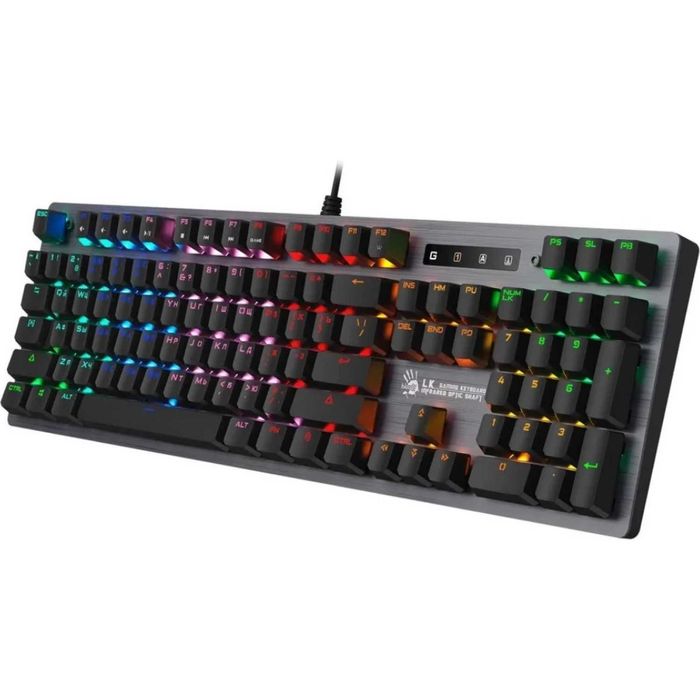 Проводная игровая клавиатура Bloody B760 GREEN SWITCH (GREY) 1.4