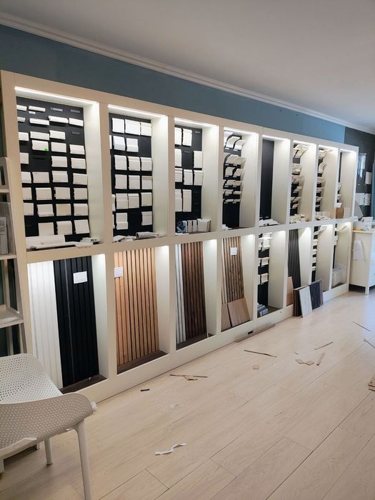 МDF шкаф за мостри с LED