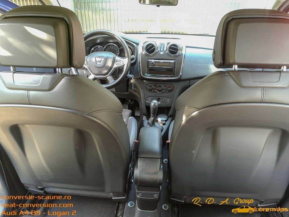 Sistem adaptare scaune de Audi A4 B9 A5 pe Logan Duster Sandero