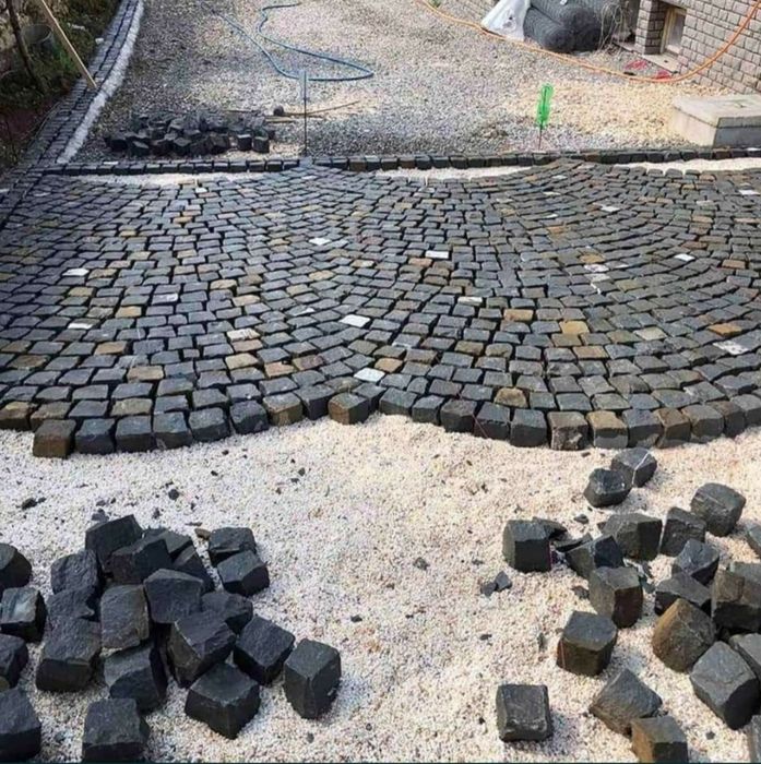 Piatra cubica naturala, pasi japonezi, bolovani etc