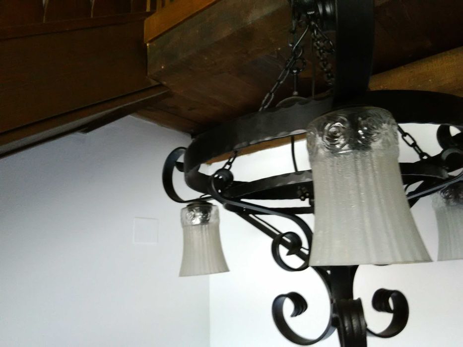 Полилей абажур от ковано желязо- два еднакви