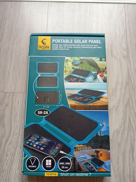 Преносим соларен панел Froyak 10W