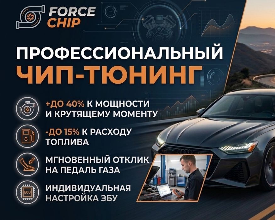 Чип – тюнинг, Евро 2, Stage 1, перепрошивка Эбу