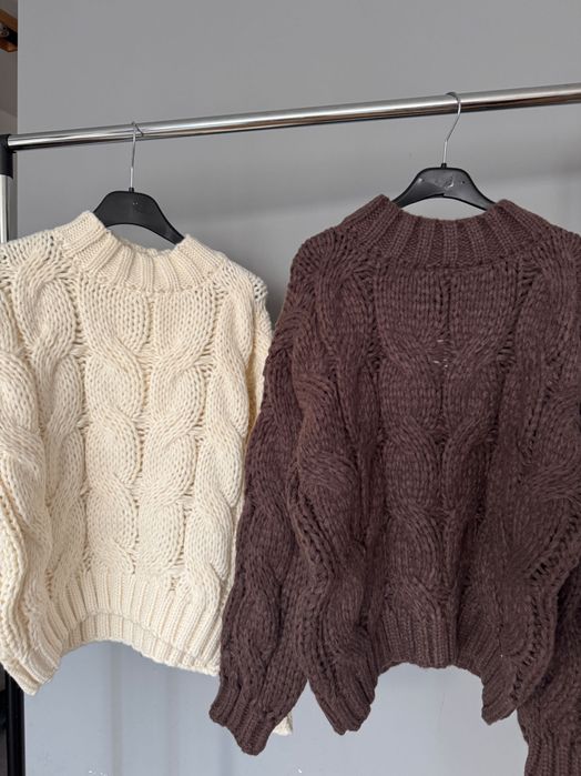 Уникален дебел пуловер