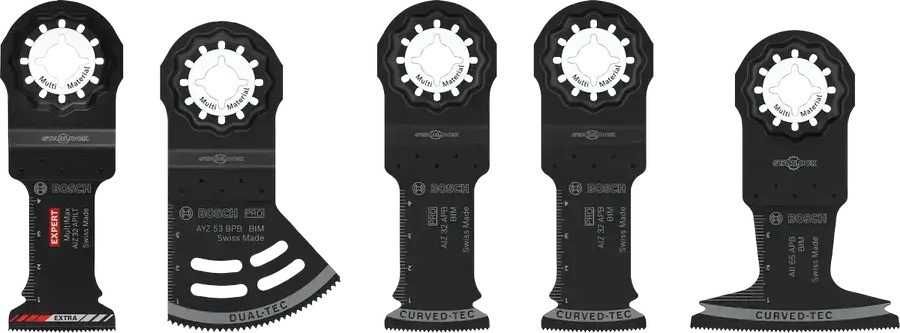 Комплект ножове Bosch Starlock за мултифункционален инструмент , 5 броя , 2608669096