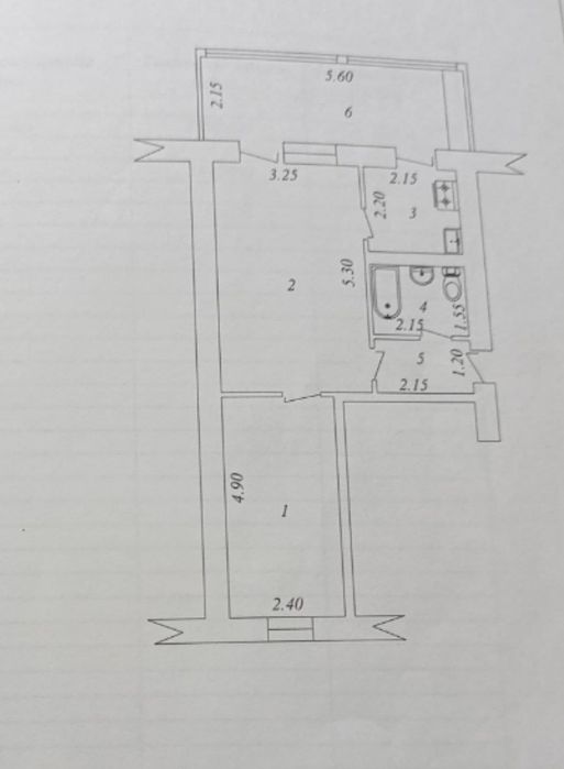ТТЗ-1  2/3/4, кирпичный дом, балкон 2*6