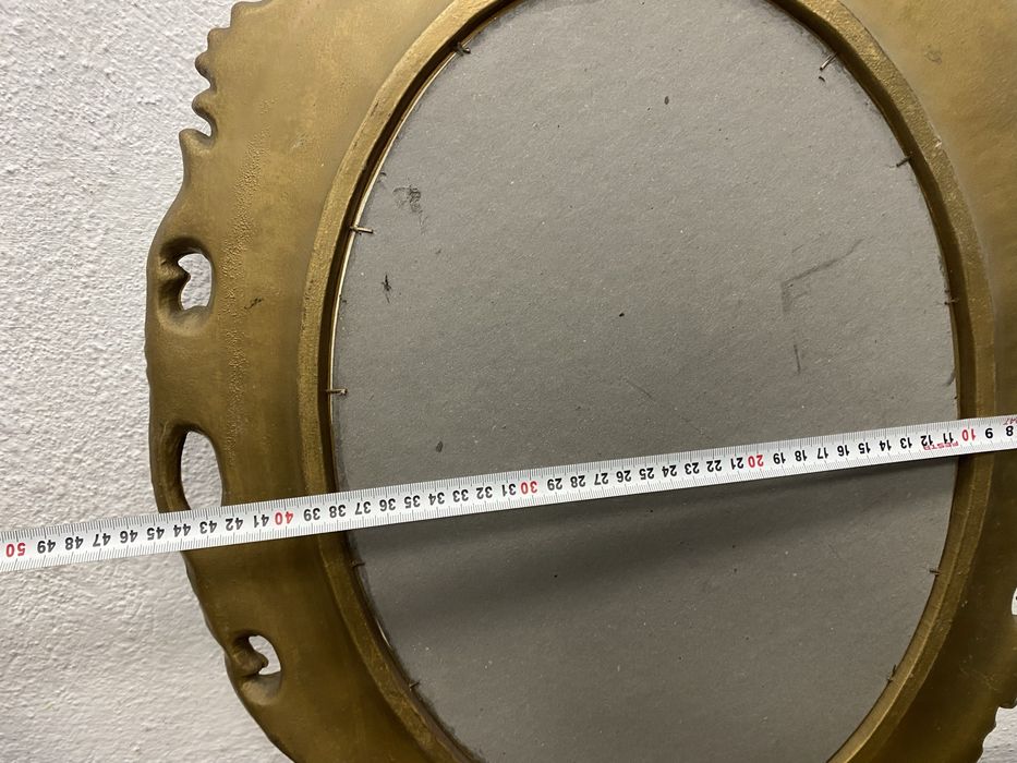 Ретро рамка картина в барокова стилизация с портрет Италия 1970