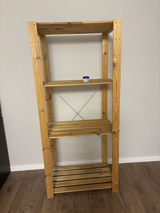 Стеллаж деревянный икеа