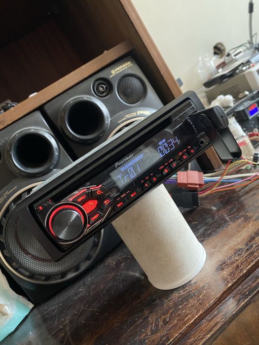 PIONEER deh-1800ub - 4X50W- USB AUX CD mp3 плеър за кола сд авто радио