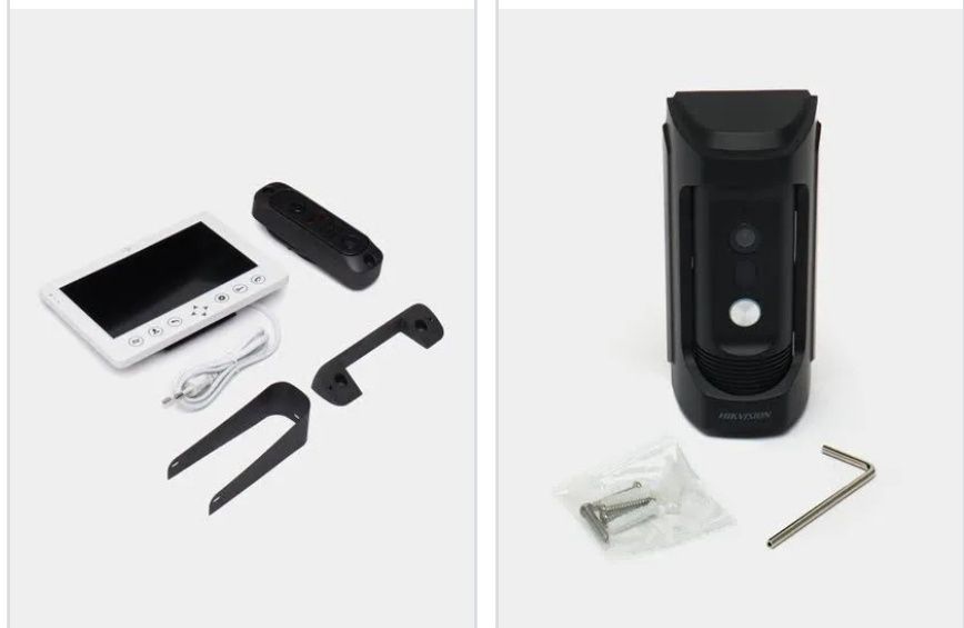 Kamera ustanovka shlagbaum domofon