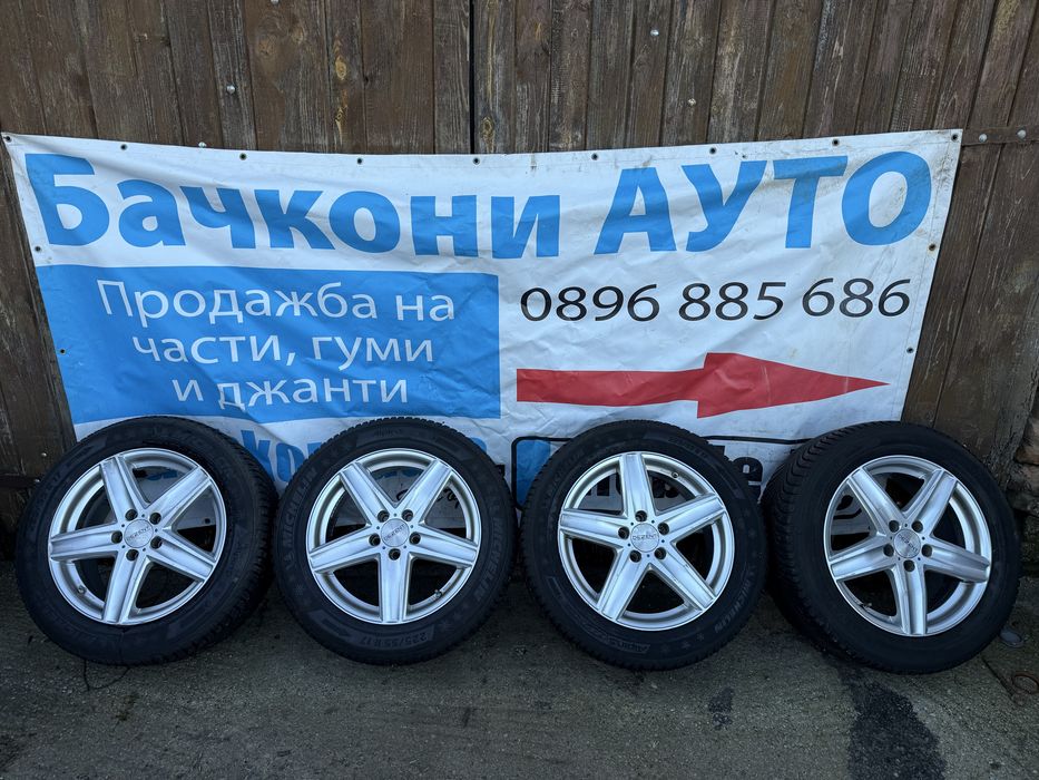 17 5х112 джанти с зимни гуми