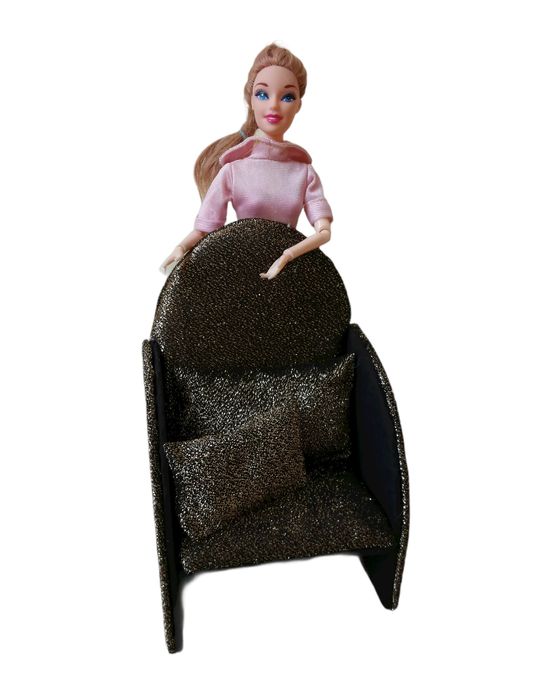 Мини Фотьойл за кукли Барби, обзавеждане за кукли