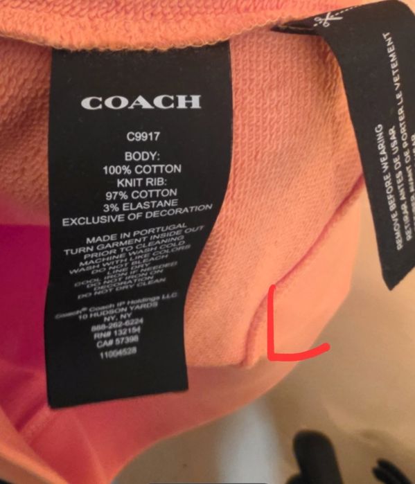 Сутшъри Coach 100 original
