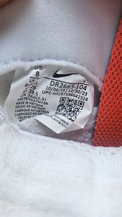 Nike Performance REACTX INFINITY, masura 41, 26 cm, noi