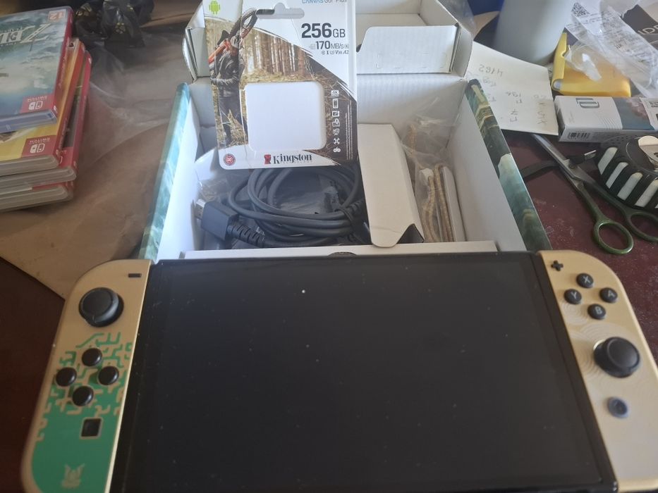 nintendo switch oled zelda edition