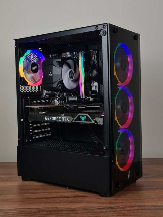 Нов | i5 12400F | RTX 5060 | 16 GB RAM | NVMe | Геймърски