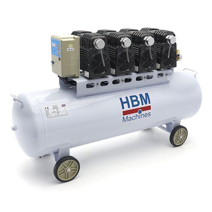 Compresor silentios cu zgomot redus fara ulei sgs 200l 10 bar hbm mach
