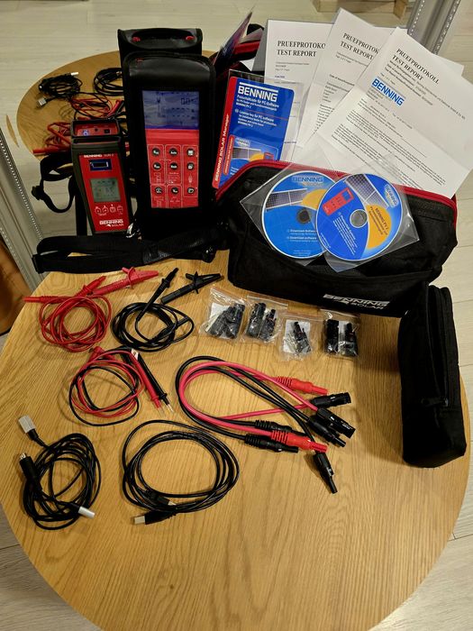 BENNING PV 2 + SUN 2 – Kit testare fotovoltaice complet, cu accesorii