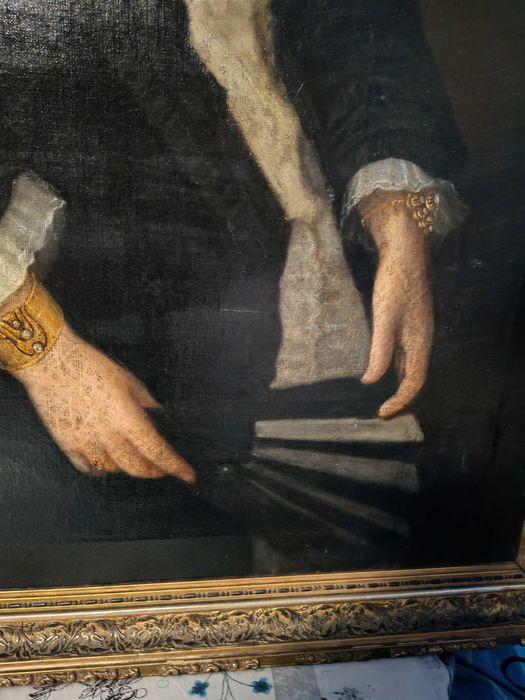 Tablou Nicolae Iliescu ( Elliescu ) 1882 ulei pe panza dimensiune mare