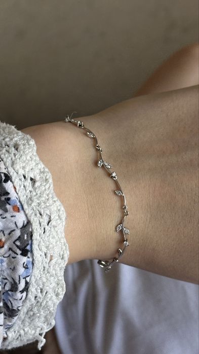 Браслет белое золото