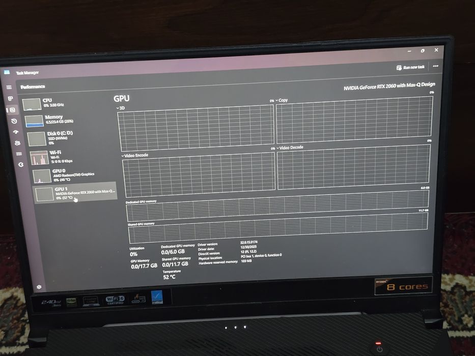 ASUS ROG Zephyrus G15, 24/512