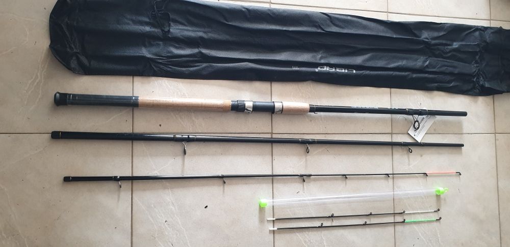 НОВИ!Фидери 120гр. три части три върха 3м.3,3м.3,6м.