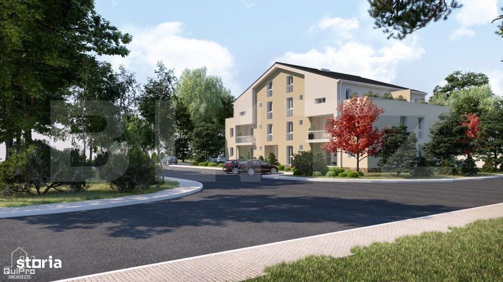 Apartament 3 camere, bloc tip vila P + 2, Sanpetru