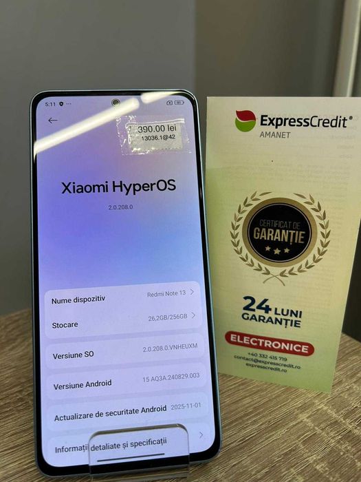 [AG42 B.13036] Telefon Xiaomi Redmi Note 13