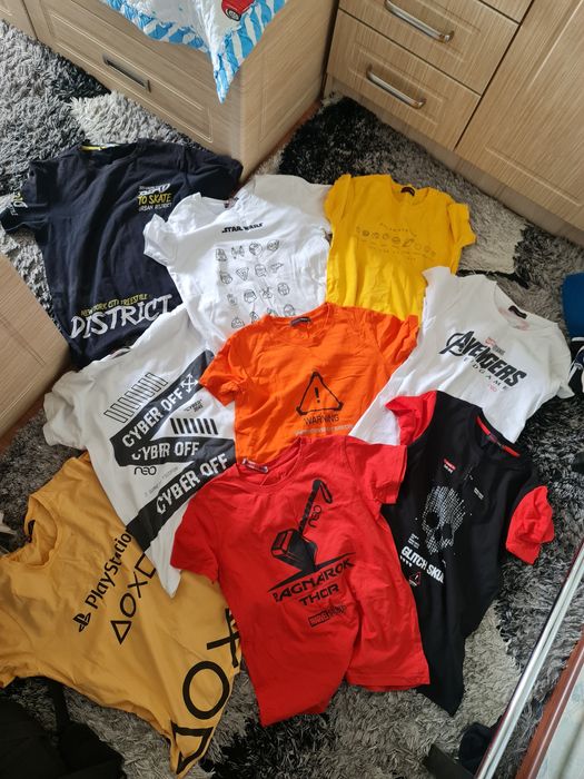 Футболки с короткими и длинными рукавами на 13 лет