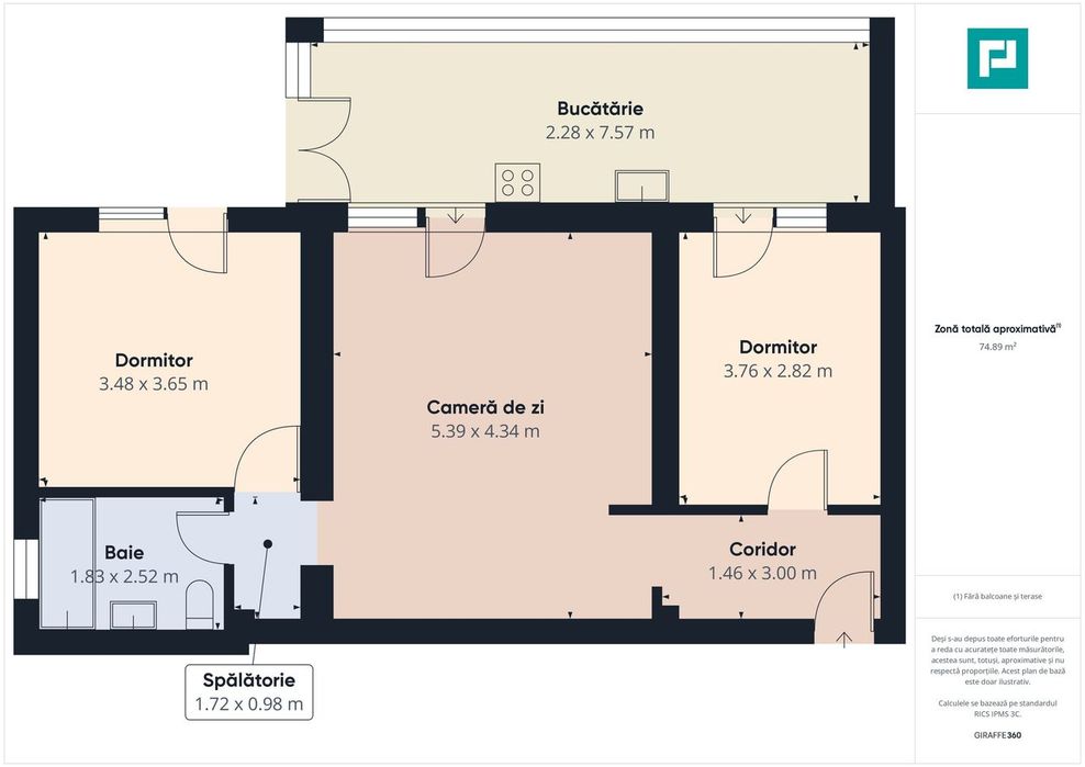 Apartament modern cu 3 camere și curte privată generoasă – Dumbrăvița — fotografia 3