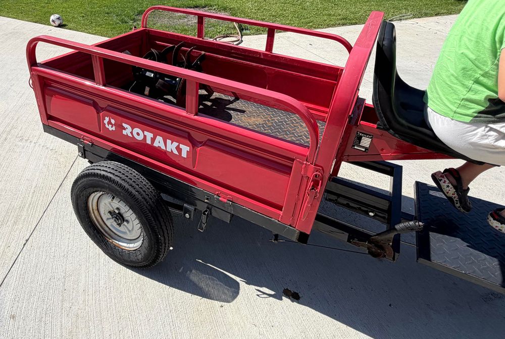 Motocultor RURIS 751KS cu remorca ROTAKT stare impecabila!