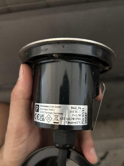 LED RGB smart pt iluminat din podea, pentru exterior PAULMAN 924-74