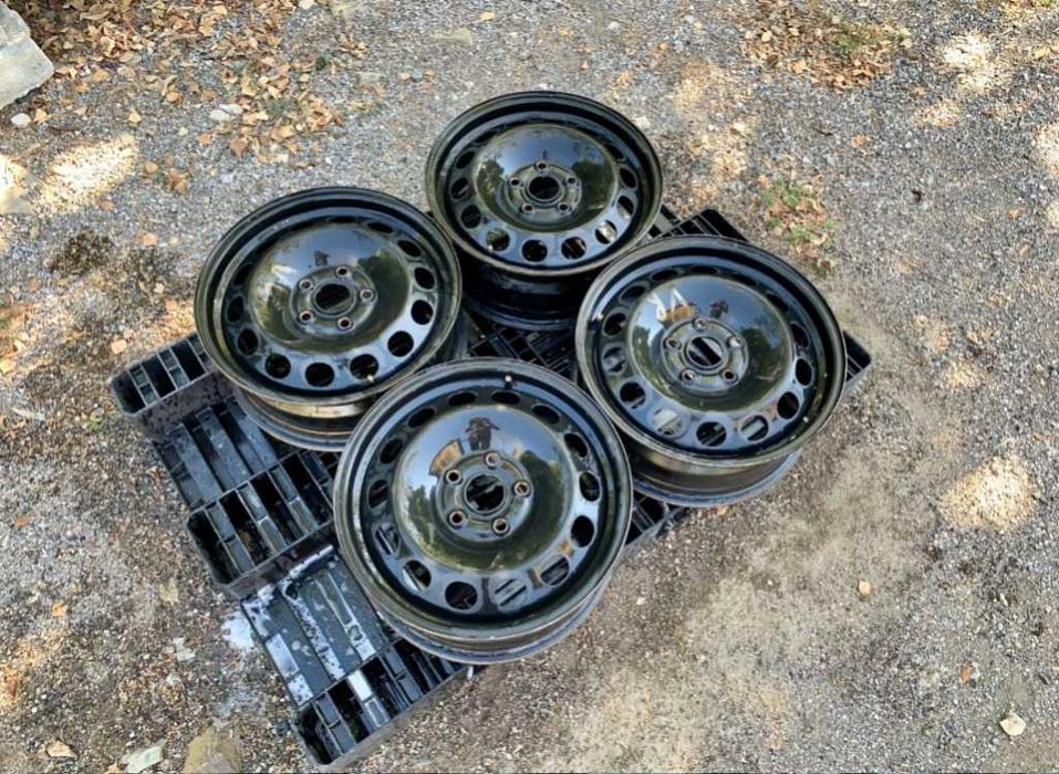 4бр.Оригинални железни джанти 16цола ET50 5x112 за Vw,Audi,Seat,Skoda